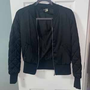 H&M Black Bomber Jacket